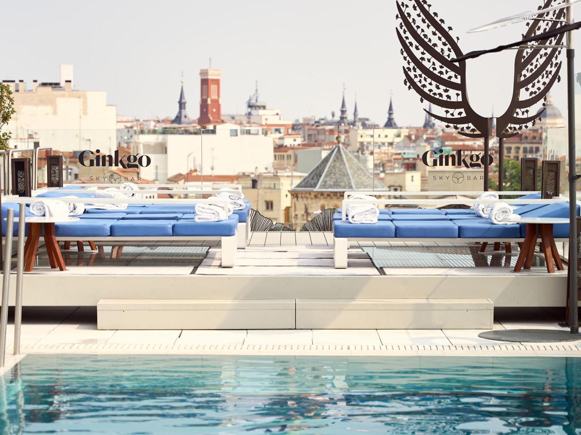 Vp Plaza Espana Design Madrid Esterno foto The pool at the hotel